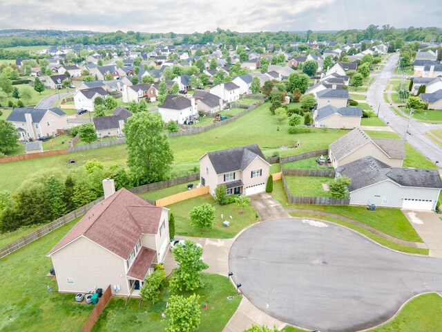 5002 Fox Run S, Spring Hill, TN 37174 - birds eye view of property featuring a residential view