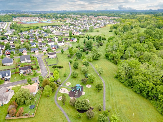 5002 Fox Run S, Spring Hill, TN 37174 - bird's eye view with a residential view
