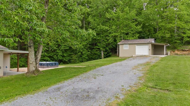 455 No Pone Valley Rd NW, Georgetown, TN 37336 - garage with driveway and a garage