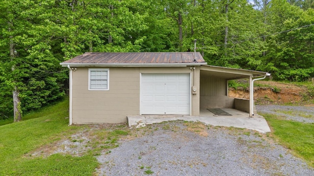 455 No Pone Valley Rd NW, Georgetown, TN 37336 - garage with a forest view