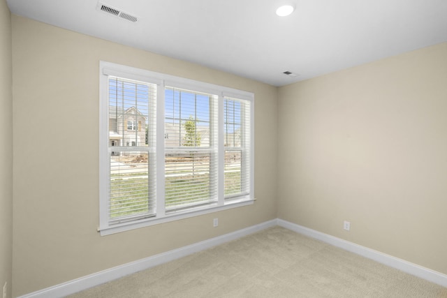 5958 Hunt Valley Dr, Spring Hill, TN 37174 - spare room with light carpet and recessed lighting