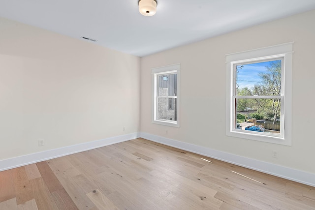 736 Douglas Ave, Nashville, TN 37207 - spare room featuring light wood finished floors, visible vents, and baseboards