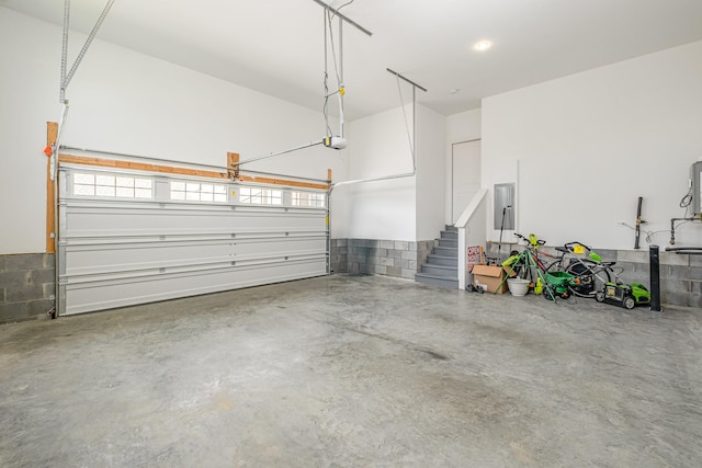 5509 Dana Ln, Franklin, TN 37064 - garage with a garage door opener and electric panel