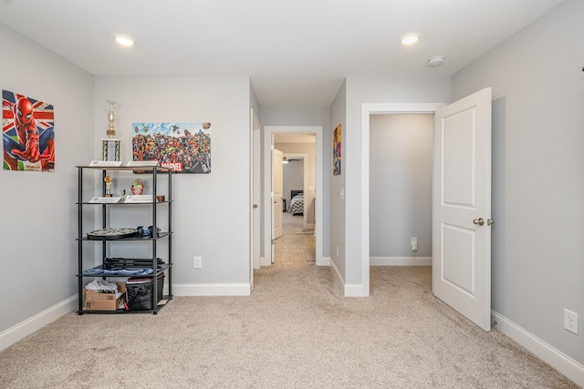 5509 Dana Ln, Franklin, TN 37064 - bedroom featuring carpet, baseboards, and recessed lighting