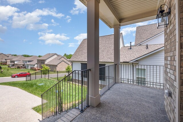 5509 Dana Ln, Franklin, TN 37064 - view of patio / terrace featuring a residential view and a balcony