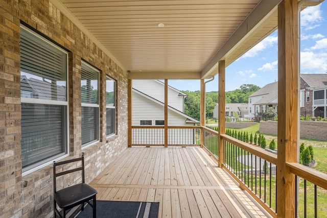 5509 Dana Ln, Franklin, TN 37064 - wooden deck featuring a residential view