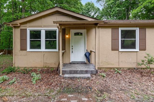 view of front of property with stucco siding