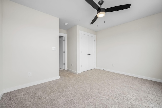 10114 Bighorn Ln, Bell Buckle, TN 37020 - empty room with carpet floors, baseboards, and a ceiling fan