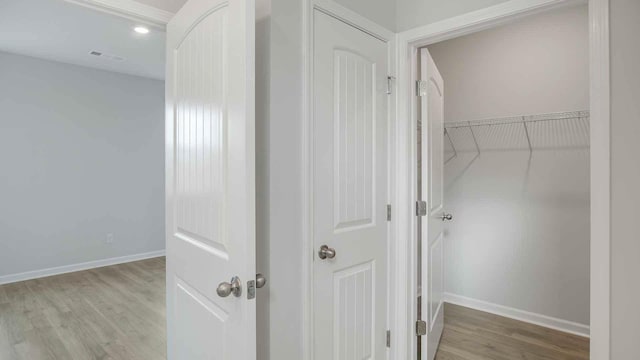 closet with visible vents