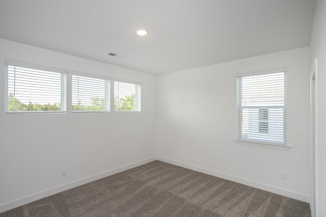 126 W Cassa Way, Mount Juliet, TN 37122 - empty room featuring visible vents, baseboards, and dark carpet
