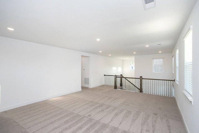 132 W Cassa Way, Mount Juliet, TN 37122 - unfurnished room featuring light colored carpet, visible vents, and recessed lighting