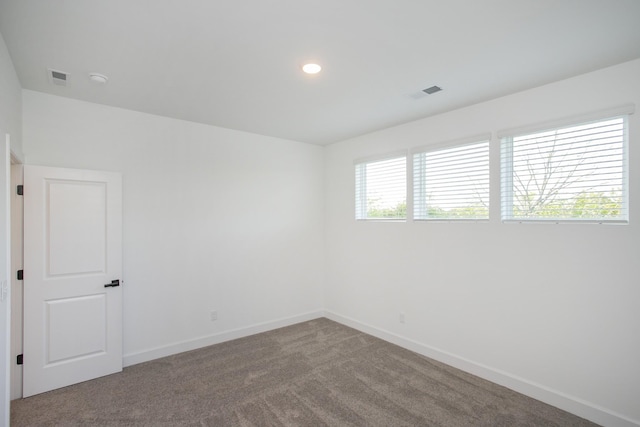 132 W Cassa Way, Mount Juliet, TN 37122 - spare room with carpet flooring, baseboards, visible vents, and recessed lighting