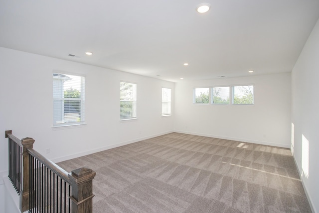 132 W Cassa Way, Mount Juliet, TN 37122 - spare room with a wealth of natural light, light carpet, and recessed lighting