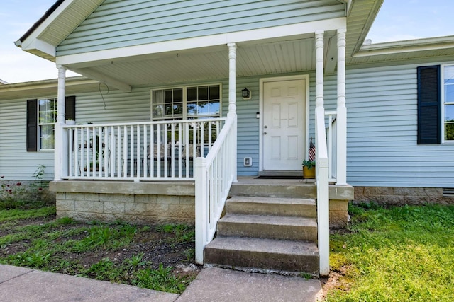 5000 Trailwater Dr, Antioch, TN 37013 - doorway to property with covered porch