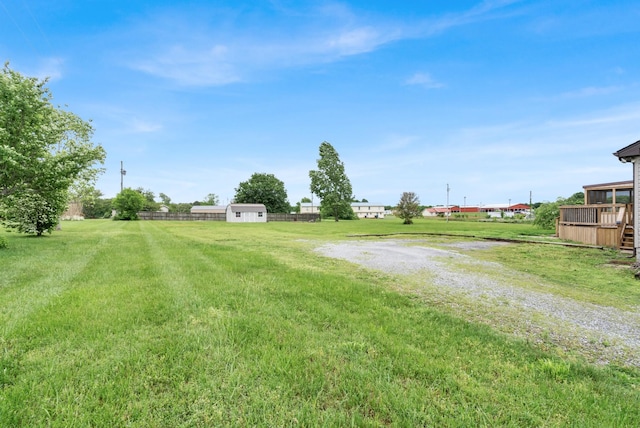 view of yard