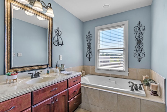 102 Oak Point Cir, Fayetteville, TN 37334 - full bathroom with vanity and a garden tub