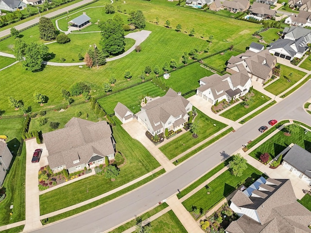 birds eye view of property featuring a residential view