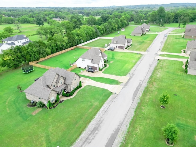 birds eye view of property featuring a residential view