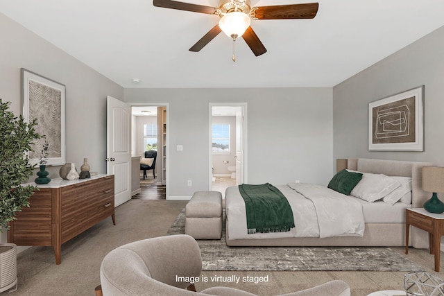 614 Whirlaway Dr, Burns, TN 37029 - bedroom with carpet and ensuite bath