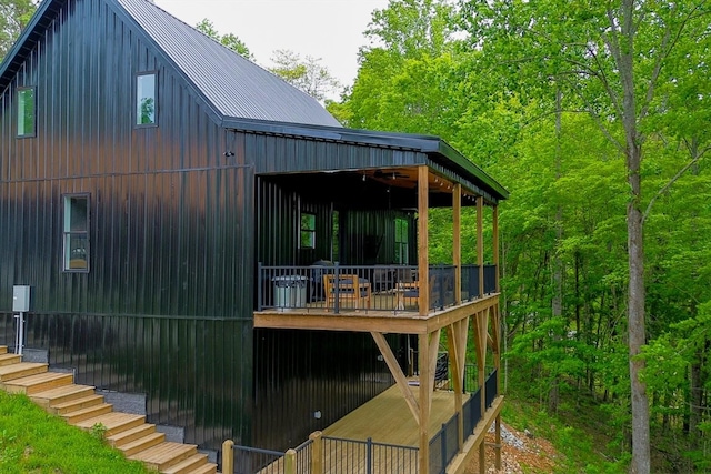 48 Hasty Hill Rd, Lynchburg, TN 37352 - view of outdoor structure with stairs