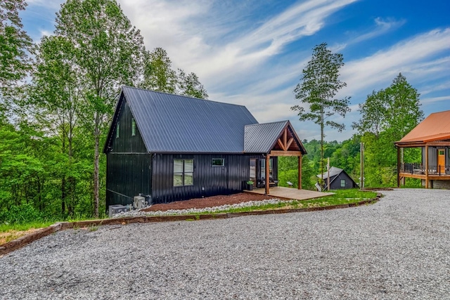 48 Hasty Hill Rd, Lynchburg, TN 37352 - view of front of house with metal roof