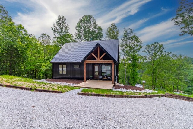 48 Hasty Hill Rd, Lynchburg, TN 37352 - back of house featuring metal roof