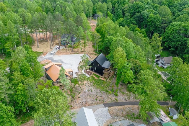 48 Hasty Hill Rd, Lynchburg, TN 37352 - birds eye view of property with a wooded view