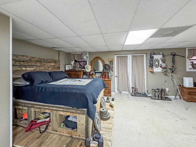 130 Wayne Threatt Rd, Dover, TN 37058 - bedroom featuring a paneled ceiling