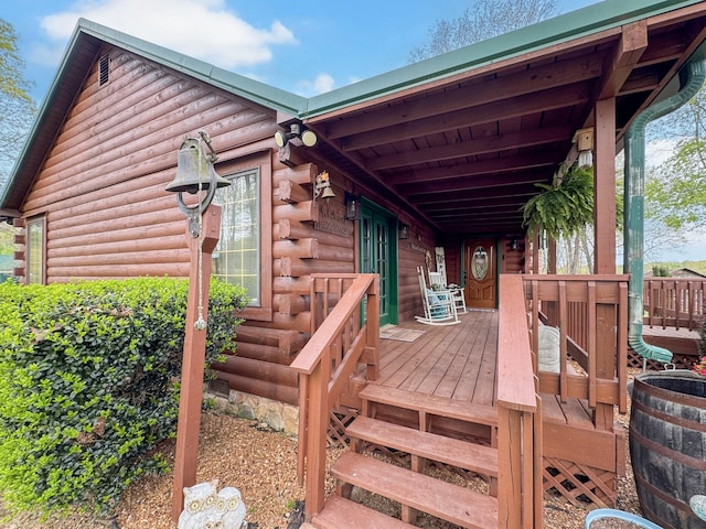 130 Wayne Threatt Rd, Dover, TN 37058 - view of wooden deck