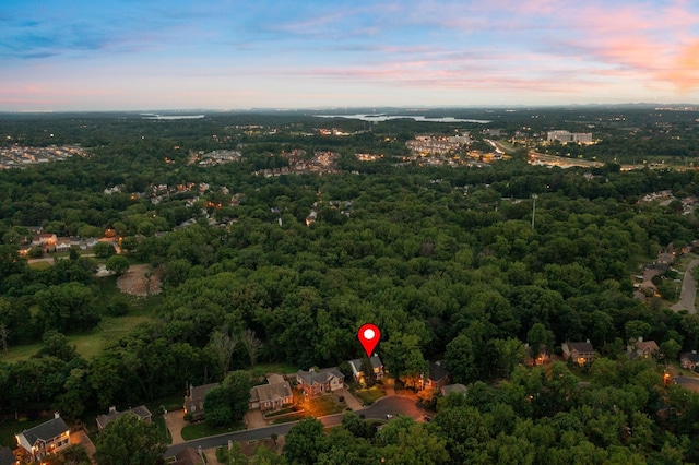 429 Old Oak Way, Hermitage, TN 37076 - aerial view at dusk of a forest view