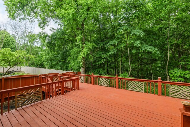 429 Old Oak Way, Hermitage, TN 37076 - wooden terrace with fence