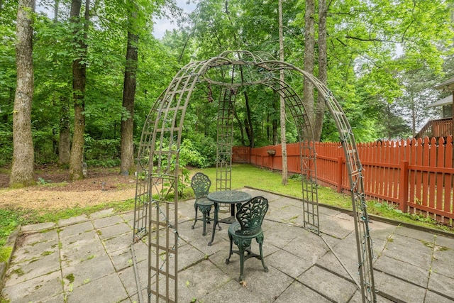 429 Old Oak Way, Hermitage, TN 37076 - view of patio featuring a fenced backyard