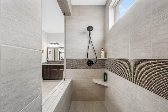 4029 Kings Camp Pass, Arrington, TN 37014 - full bath featuring vanity and a tile shower