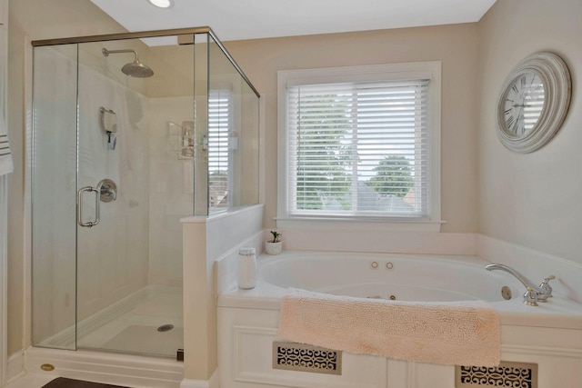 2105 Chels Way, Old Hickory, TN 37138 - bathroom featuring a whirlpool tub and a stall shower