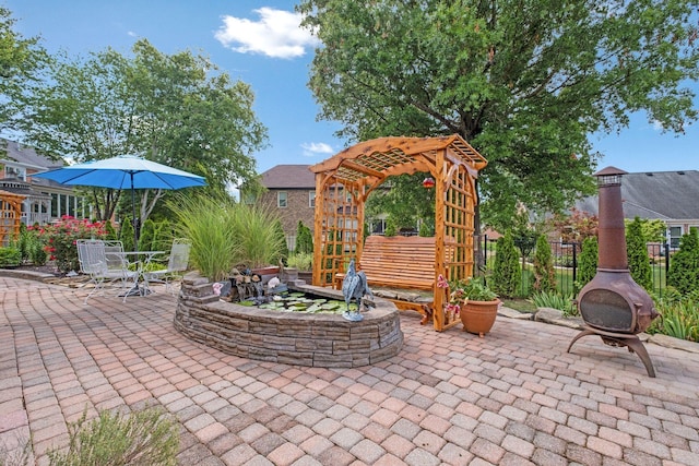 2105 Chels Way, Old Hickory, TN 37138 - view of patio / terrace with fence
