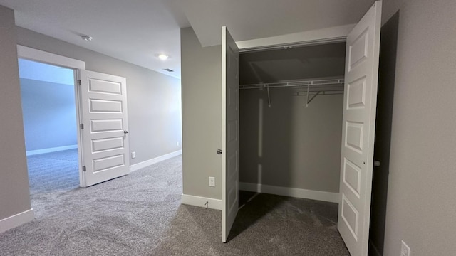 view of closet