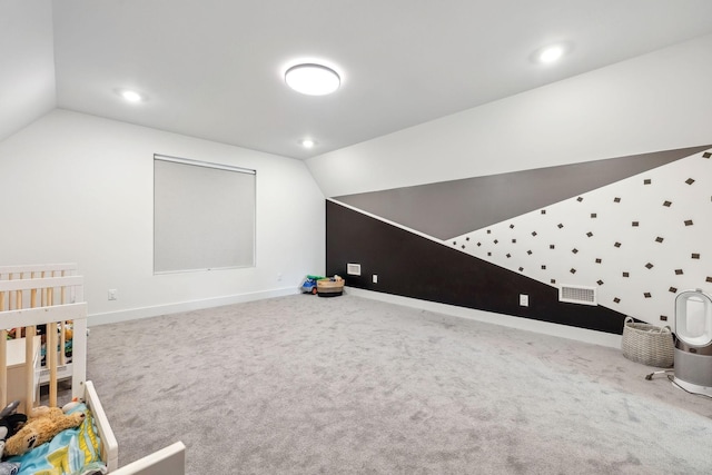 5734 Willoughby Way, Murfreesboro, TN 37129 - bonus room featuring lofted ceiling, baseboards, and carpet floors