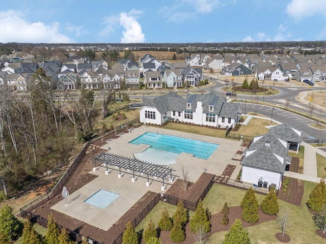 5734 Willoughby Way, Murfreesboro, TN 37129 - drone / aerial view with a residential view