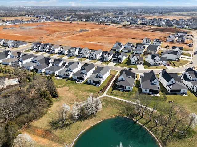 5734 Willoughby Way, Murfreesboro, TN 37129 - aerial view with a water view and a residential view