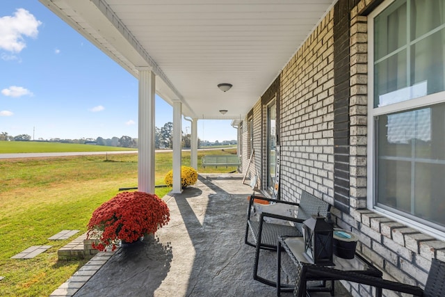 855 Sneed Blvd, Lafayette, TN 37083 - view of patio / terrace with a porch