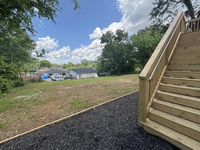 3313 Parker Ln, Chattanooga, TN 37419 - view of yard featuring stairway