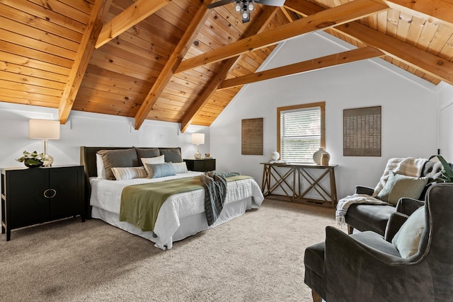 1708 Sugar Ridge Rd, Spring Hill, TN 37174 - bedroom featuring carpet flooring and wooden ceiling