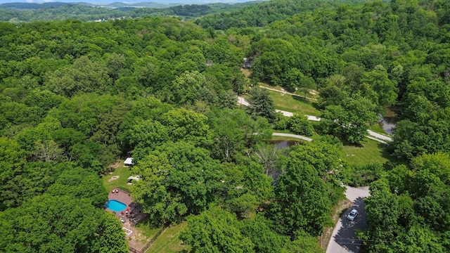 1708 Sugar Ridge Rd, Spring Hill, TN 37174 - aerial view of a heavily wooded area