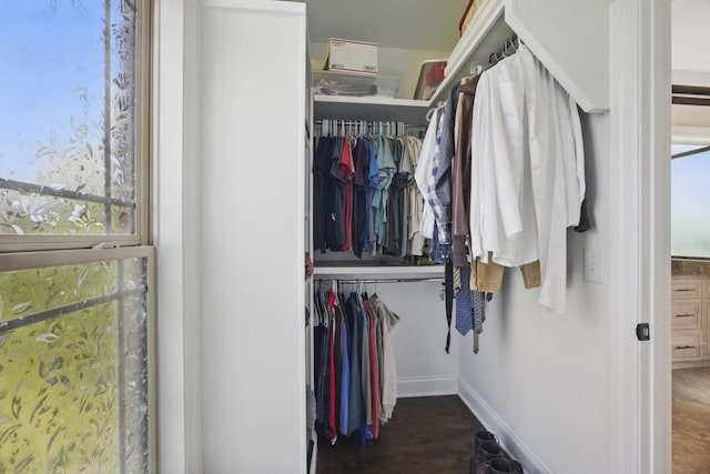 view of closet