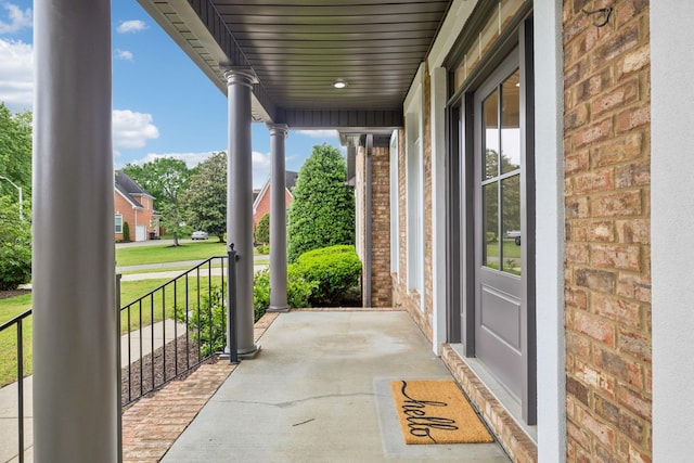 1207 Mullberry Ct, Murfreesboro, TN 37130 - view of patio with covered porch