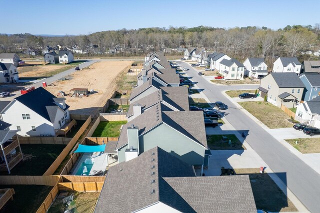 birds eye view of property featuring a residential view