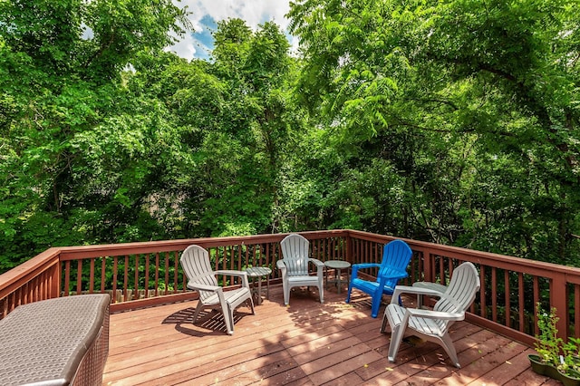 1040 Mansker Farm Blvd, Hendersonville, TN 37075 - view of wooden deck