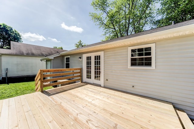view of deck