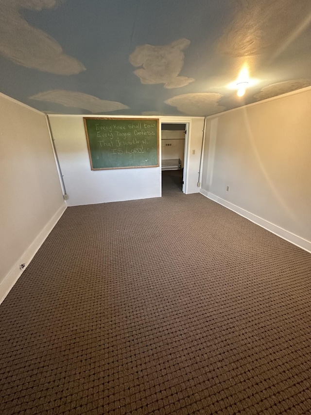 interior space with baseboards