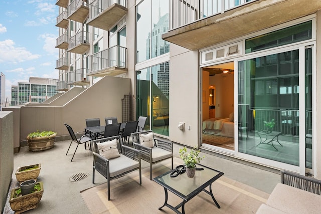 415 Church St Unit 1009, Nashville, TN 37219 - view of patio with outdoor dining space
